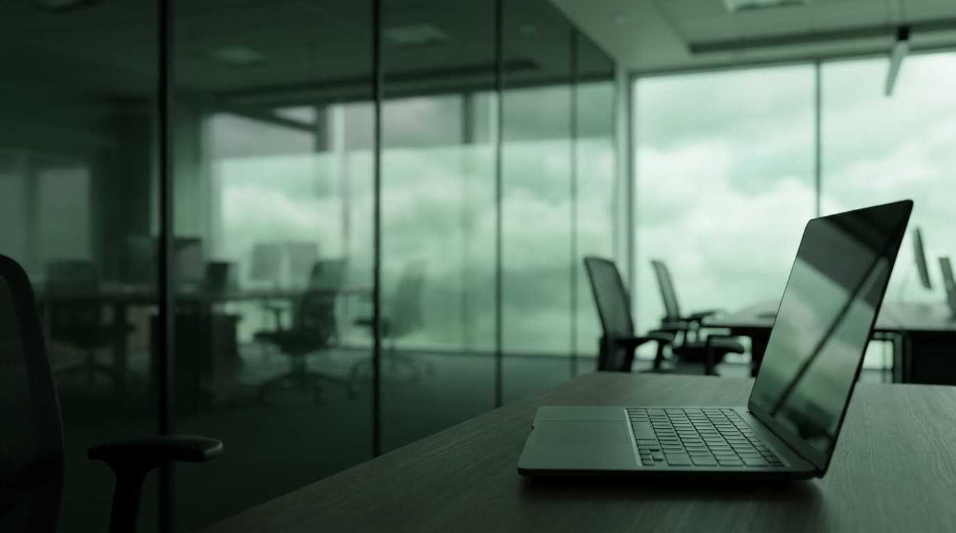 Modern workplace representing cloud and Microsoft 365 services